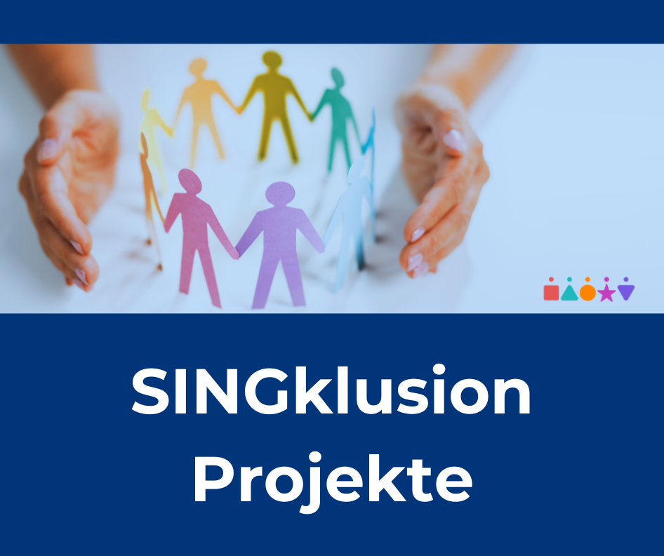 Bild von unserem Projekt SINGklusion mit Schriftzug