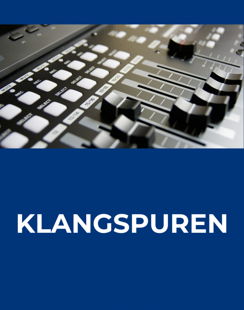 Bild von "Klangspuren" mit Schriftzug